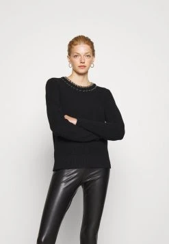 MICHAEL Michael Kors Damen CHAIN - Strickpullover - Black