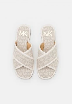 MICHAEL Michael Kors Damen GIDEON SLIDE - Pantolette Flach - Natural 13 MICHAEL Michael Kors Damen GIDEON SLIDE - Pantolette Flach - Natural -MICHAEL Michael Kors fb9236dd3f8e42ec8905163463cf2081