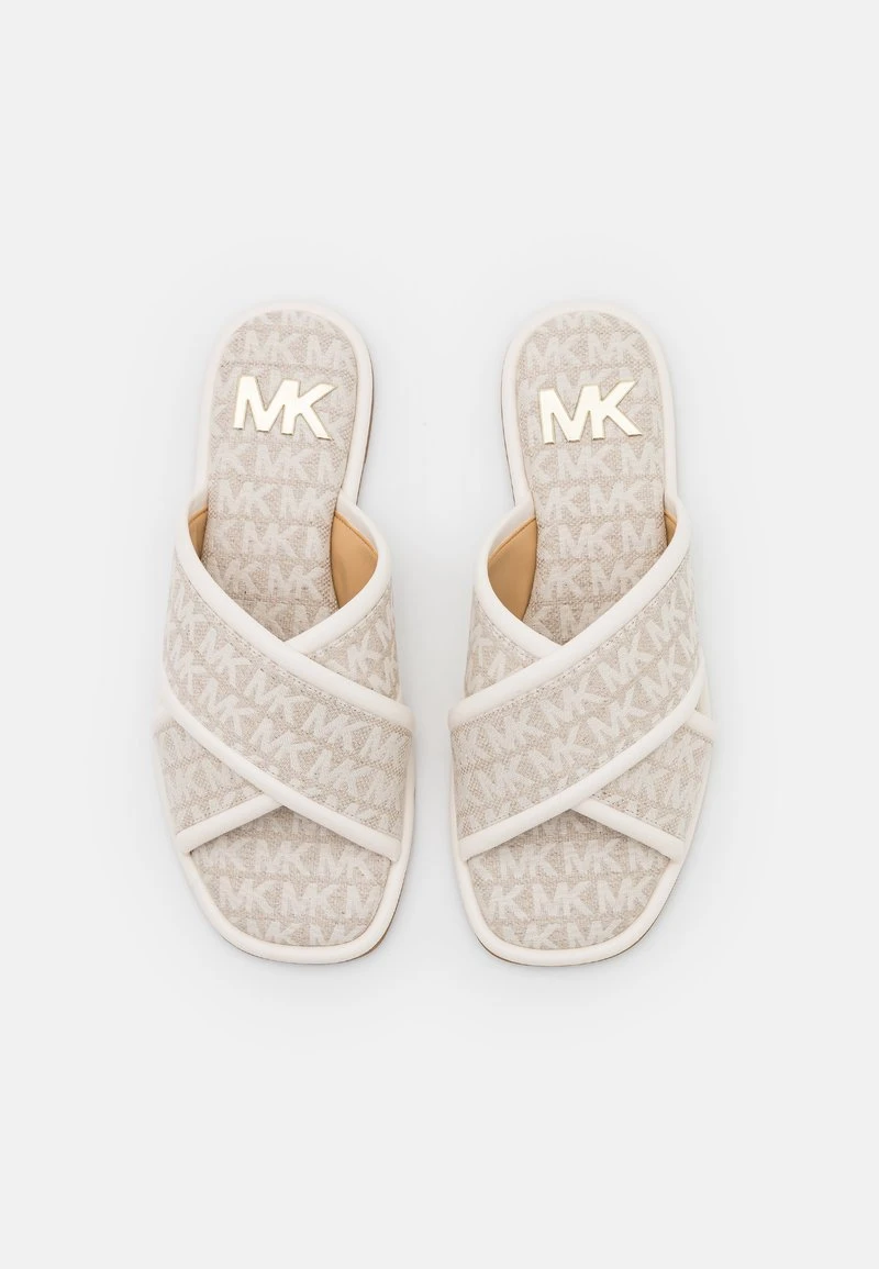 MICHAEL Michael Kors Damen GIDEON SLIDE - Pantolette Flach - Natural 7 MICHAEL Michael Kors Damen GIDEON SLIDE - Pantolette Flach - Natural - Image 5