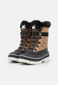 MICHAEL Michael Kors Damen OZZIE BOOT - Snowboot/Winterstiefel - Black/camel -MICHAEL Michael Kors fd53f113494f489bacc5cd59e30f7196