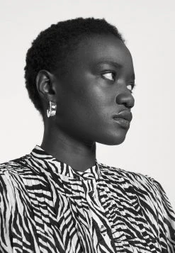 MICHAEL Michael Kors Damen LAWN ZEBRA MINI - Blusenkleid - White/black -MICHAEL Michael Kors feef0a6f8e4c4c1797beb4b7b331e14b