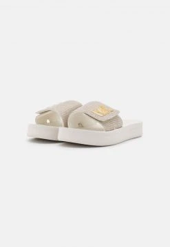 MICHAEL Michael Kors Damen PLATFORM SLIDE - Pantolette Flach - Champagne -MICHAEL Michael Kors ff1dfdcfdaf84a06b500b180ebbec0f4