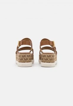 MICHAEL Michael Kors Damen PRESLEY - Plateausandalette - Beige/ebony -MICHAEL Michael Kors ff2f894797694ed2b6c753fdaa47f9e1